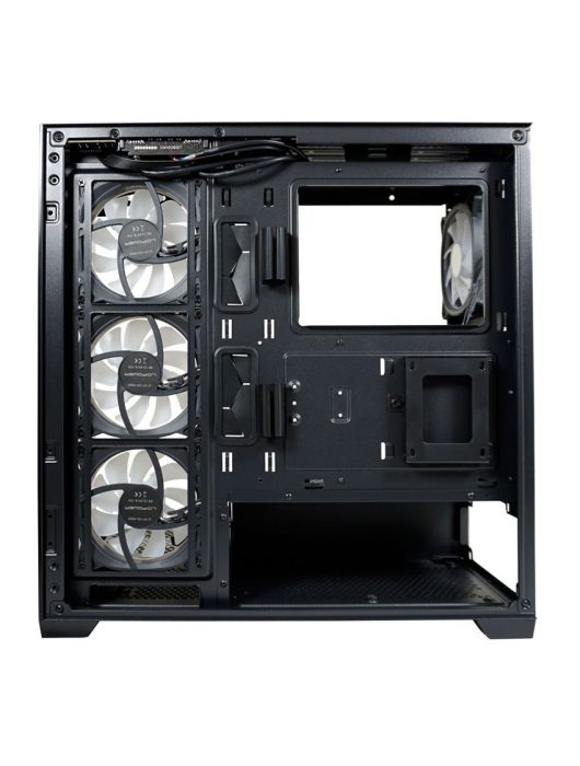 LC Power 715W Seamless Pale X Tempered Glass Black