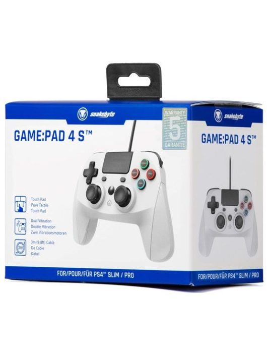 snakebyte Game:Pad 4 S USB Gamepad Grey
