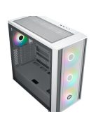 Cooler Master MasterBox 600 Tempered Glass White