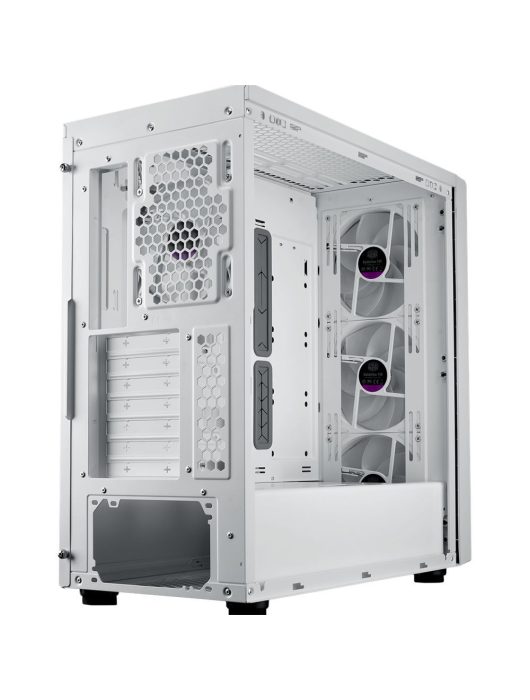 Cooler Master MasterBox 600 Tempered Glass White