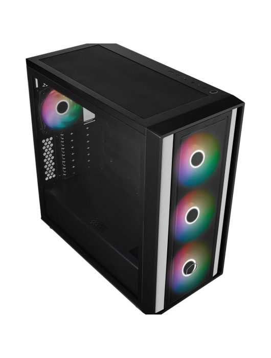 Cooler Master MasterBox 600 Tempered Glass Black