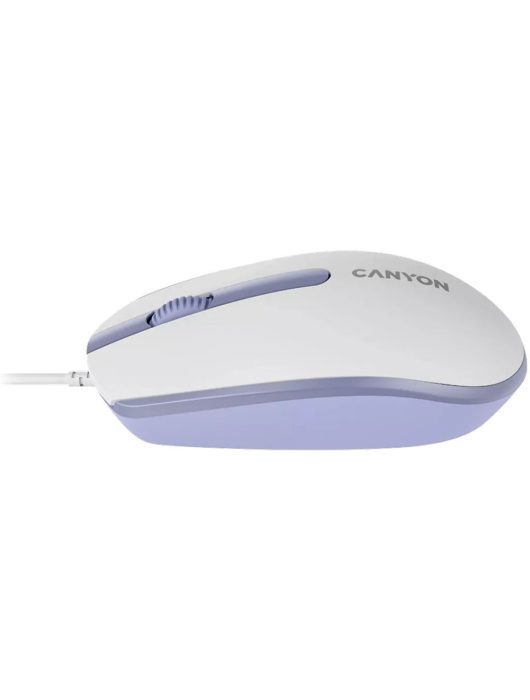 Canyon CNE-CMS10WL wired mouse White Lavender