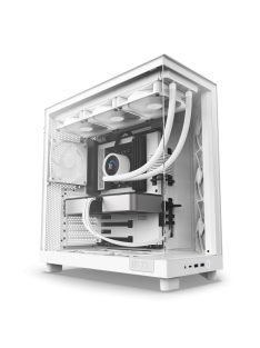 NZXT H6 Flow (2023) Tempered Glass Matte White