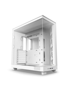 NZXT H6 Flow (2023) Tempered Glass Matte White