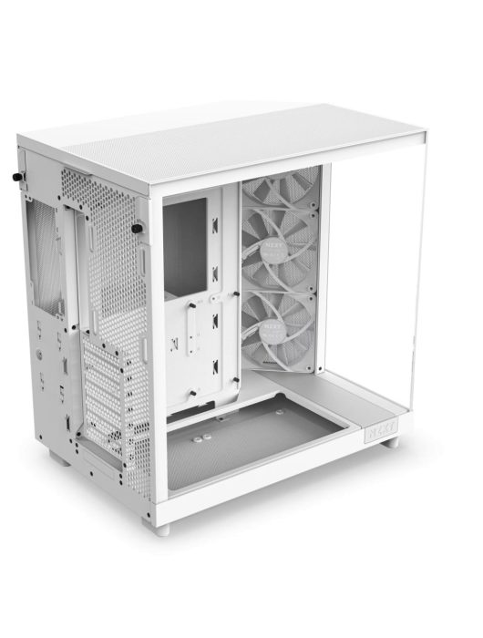 NZXT H6 Flow (2023) Tempered Glass Matte White
