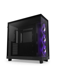 NZXT H6 Flow RGB (2023) Tempered Glass Matte Black