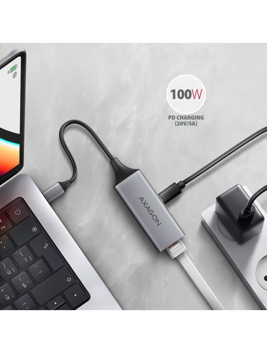 AXAGON ADE-TXPD USB-C Gigabit Ethernet Adapter