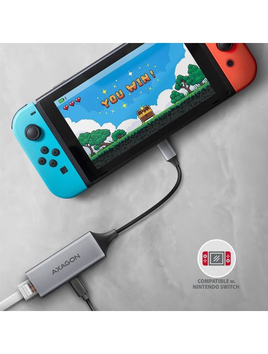 AXAGON ADE-TXPD USB-C Gigabit Ethernet Adapter