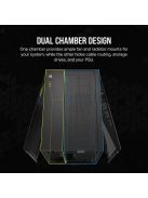 Corsair iCUE LINK 2500X RGB Micro ATX Dual Chamber Tempered Glass Black