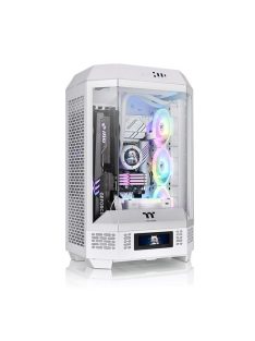 Thermaltake The Tower 300 Tempered Glass Swon White