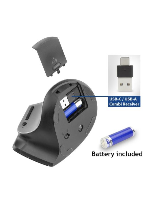 ACT A5155 Ergonomic Wireless Bluetooth Mouse Black