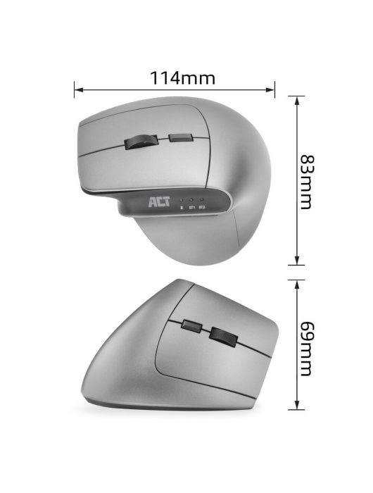 ACT A5155 Ergonomic Wireless Bluetooth Mouse Black