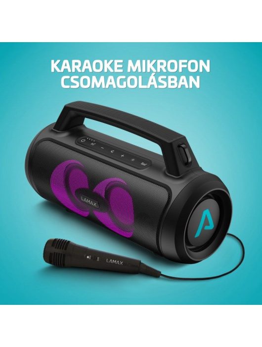 Lamax PartyGo1 Play Bluetooth Party Speaker Black