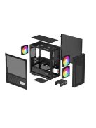 DeepCool CH360 Digital Tempered Glass Black