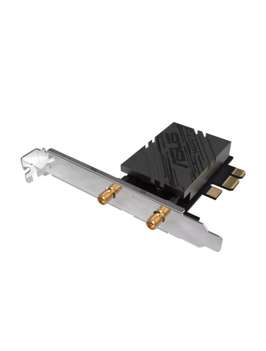 Asus PCE-BE92BT WiFi 7 PCI-E Adapter with 2 external antennas and magnetized base