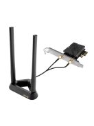 Asus PCE-BE92BT WiFi 7 PCI-E Adapter with 2 external antennas and magnetized base