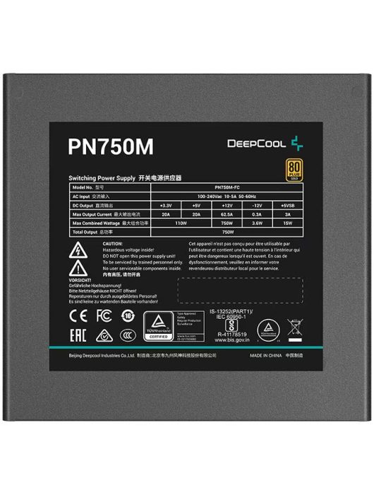 DeepCool 750W 80+ Gold PN750-M