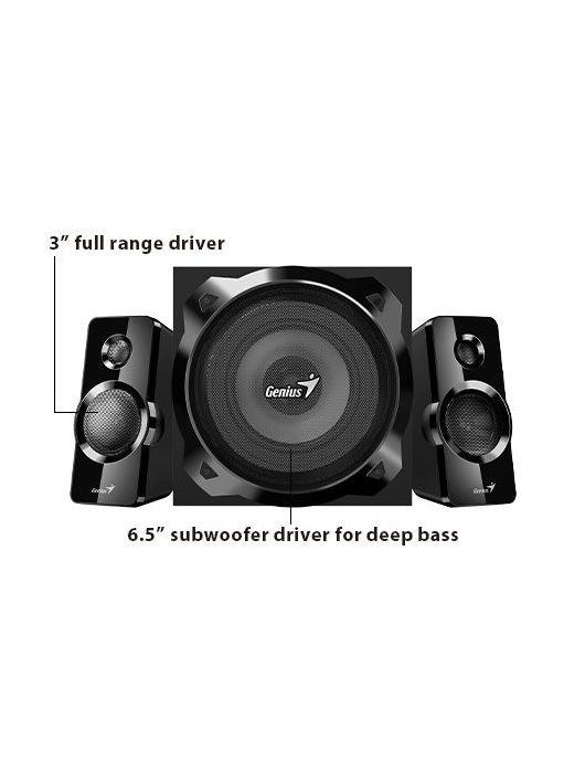Genius SW-2.1 1850 BT 2.1 Speaker Black