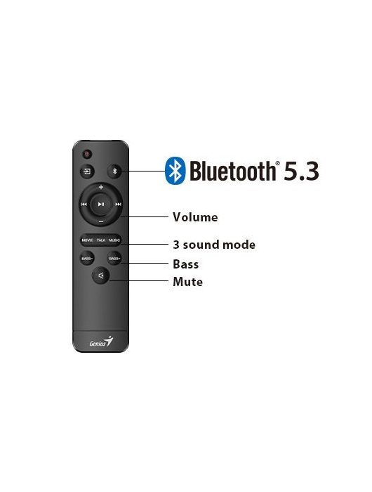 Genius SW-2.1 1850 BT 2.1 Speaker Black