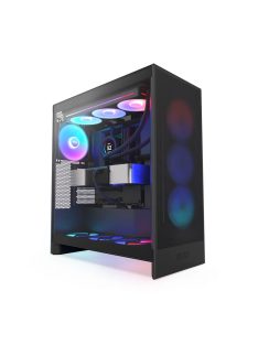 NZXT H7 Flow RGB (2024) Tempered Glass Matte Black