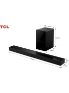 TCL Q75HE Soundbar Black