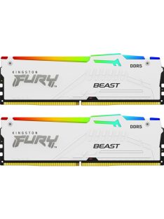 Kingston 64GB DDR5 6000MHz Kit(2x32GB) Fury Beast RGB White