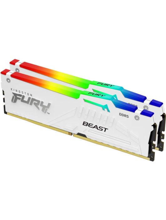 Kingston 64GB DDR5 6000MHz Kit(2x32GB) Fury Beast RGB White