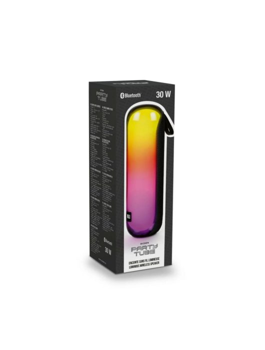 Bigben Interactive Party Tube Bluetooth Speaker Black