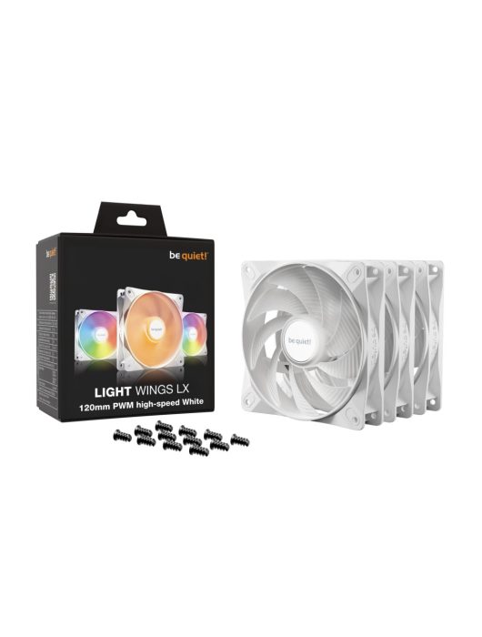 Be quiet! Light Wings LX 120mm PWM High-Speed White Triple Pack