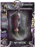 Defender Sin'Sister GM-933 RGB Gaming Mouse Black