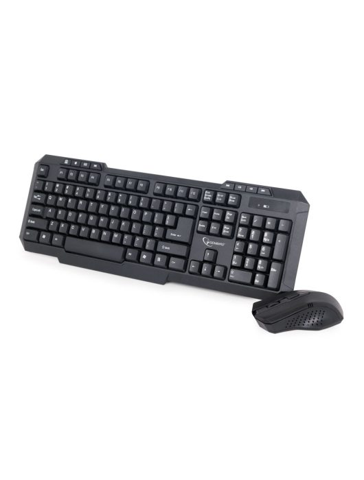 Gembird KBS-WM-02 Wireless Keyboard Combo Black US