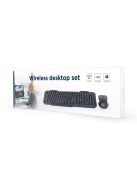 Gembird KBS-WM-02 Wireless Keyboard Combo Black US