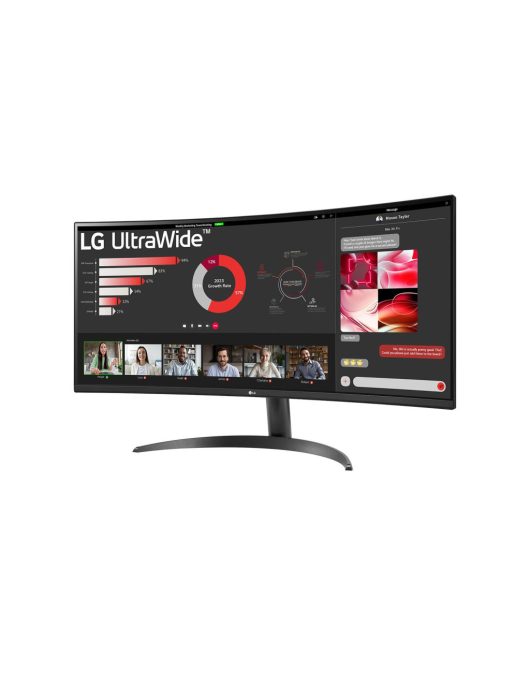 LG 34" 34WR50QK-B LED Curved