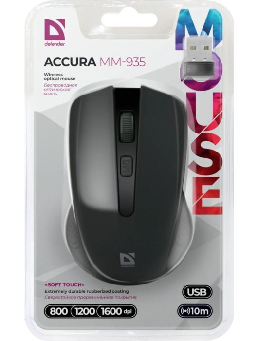 Defender Accura MM-935 Wireless Mouse Black