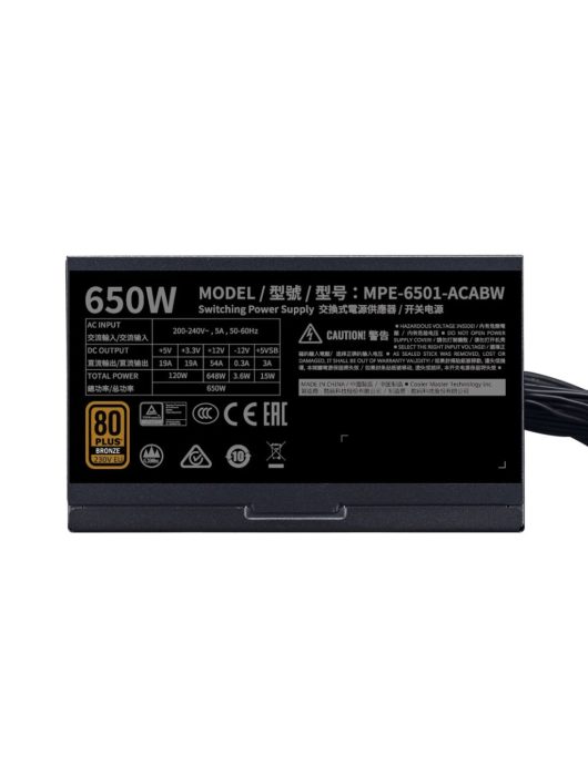 Cooler Master 650W 80+ Bronze MWE V3