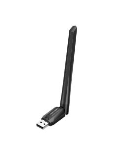   Vention KDTB0 AC650 USB Wi-Fi Dual Band Network Adapter With High Gain Antenna Black