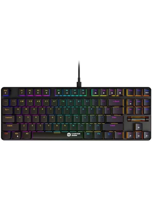 Canyon GK-50 Cometstrike Gaming keyboard Black HU