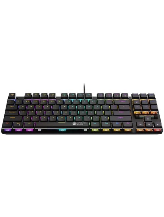 Canyon GK-50 Cometstrike Gaming keyboard Black HU