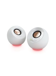   Creative Pebble SE 2.0 USB-C Powered PC Speakers with RGB Lighting White