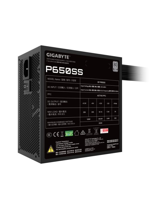 Gigabyte 650W 80+ Silver P650SS