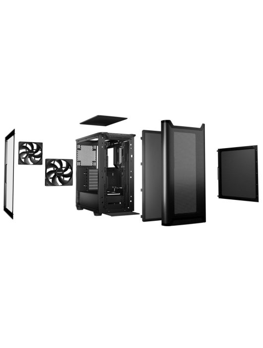 Be quiet! Pure Base 501 Airflow Tempered Glass Black