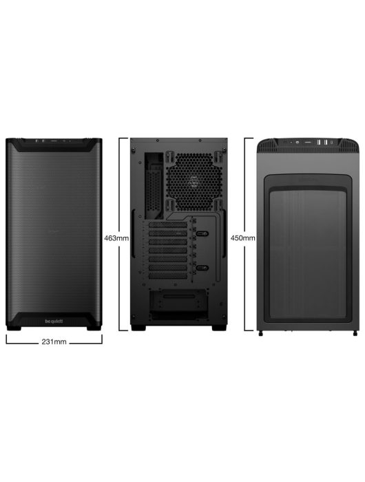 Be quiet! Pure Base 501 Airflow Tempered Glass Black