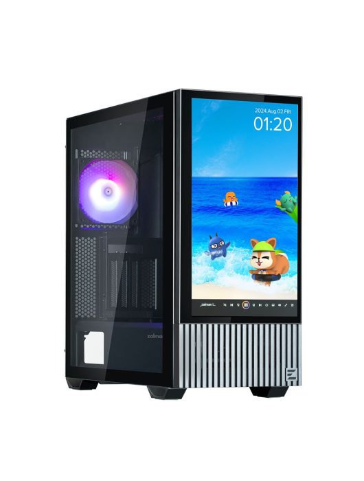 Zalman Z10 DS Tempered Glass Black