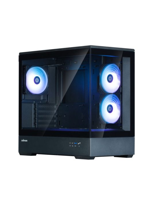 Zalman P30 V2 Tempered Glass Black