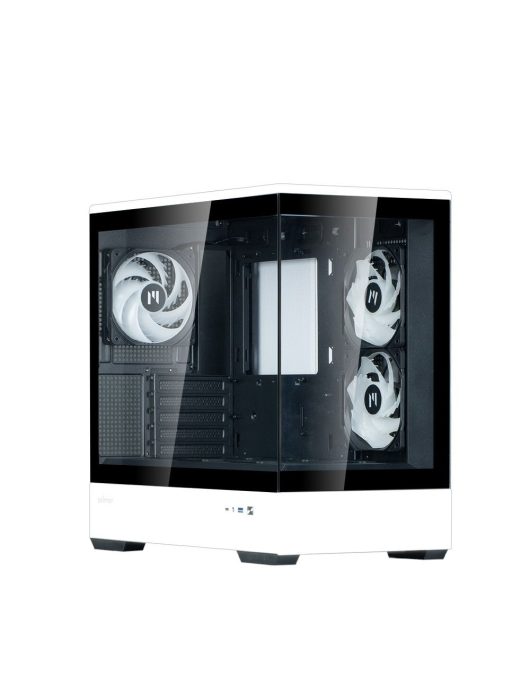 Zalman P30 BW Tempered Glass Black/White