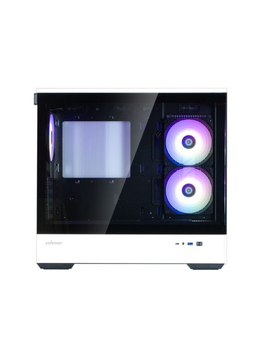 Zalman P30 BW Tempered Glass Black/White