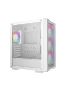 DeepCool CC560 MESH V2 Tempered Glass White