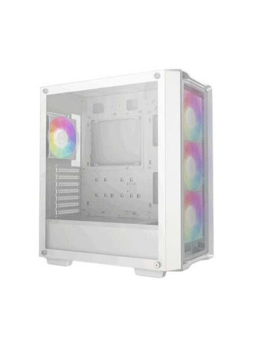 DeepCool CC560 MESH V2 Tempered Glass White