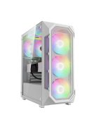 Gamdias Aura GC1 Elite WH ARGB Tempered Glass White