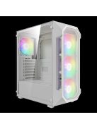 Gamdias Aura GC1 Elite WH ARGB Tempered Glass White